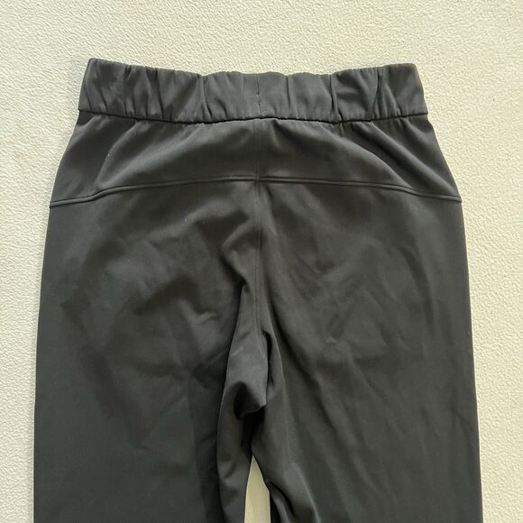 Lululemon Women Solid Black On the Fly 7/8 Drawstring Luxtreme Travel Pant 2 - Picture 6 of 7